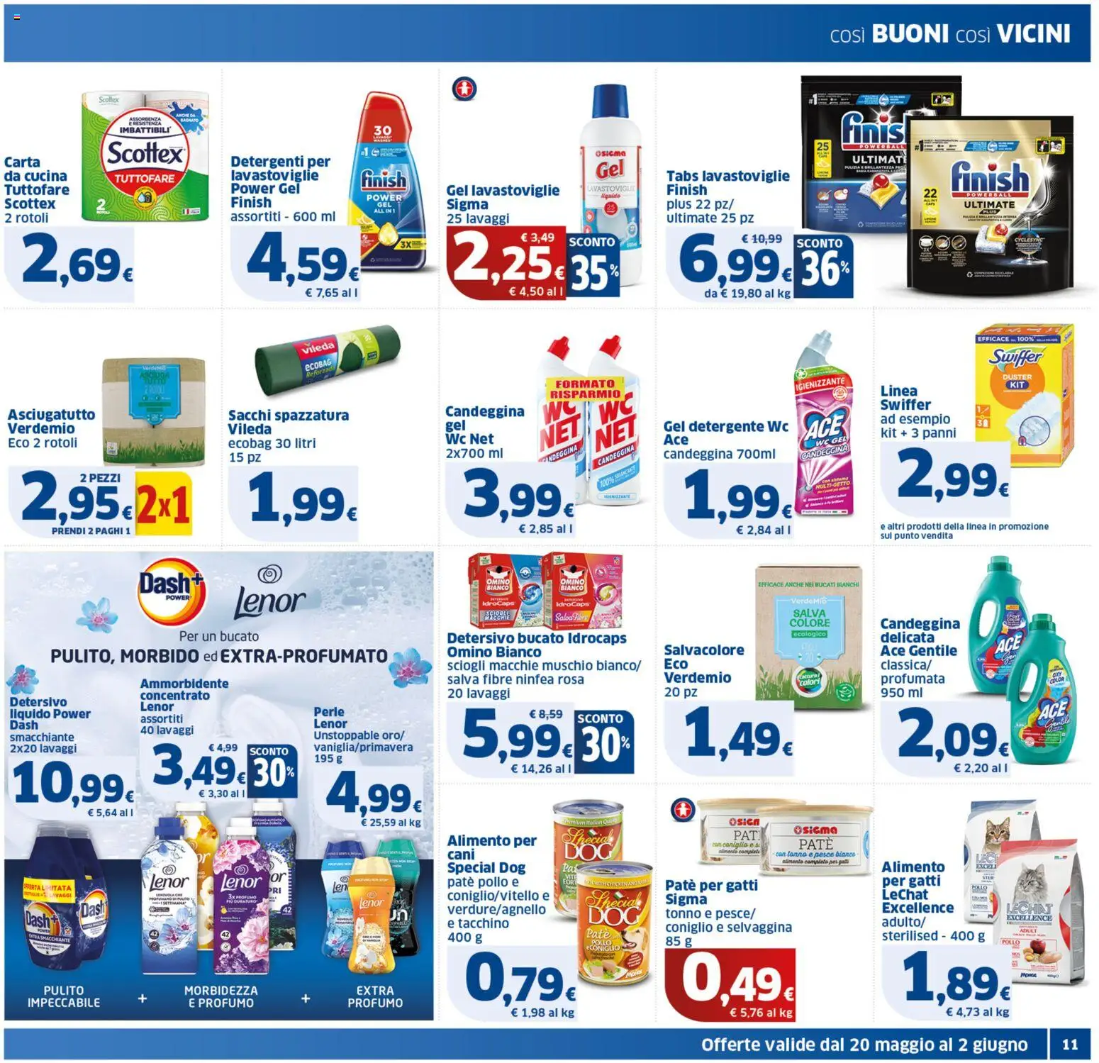 Volantino SIGMA del 20.05.2026 | Pagina: 11 | Prodotti: Pollo, Tonno, Asciugatutto, Profumo