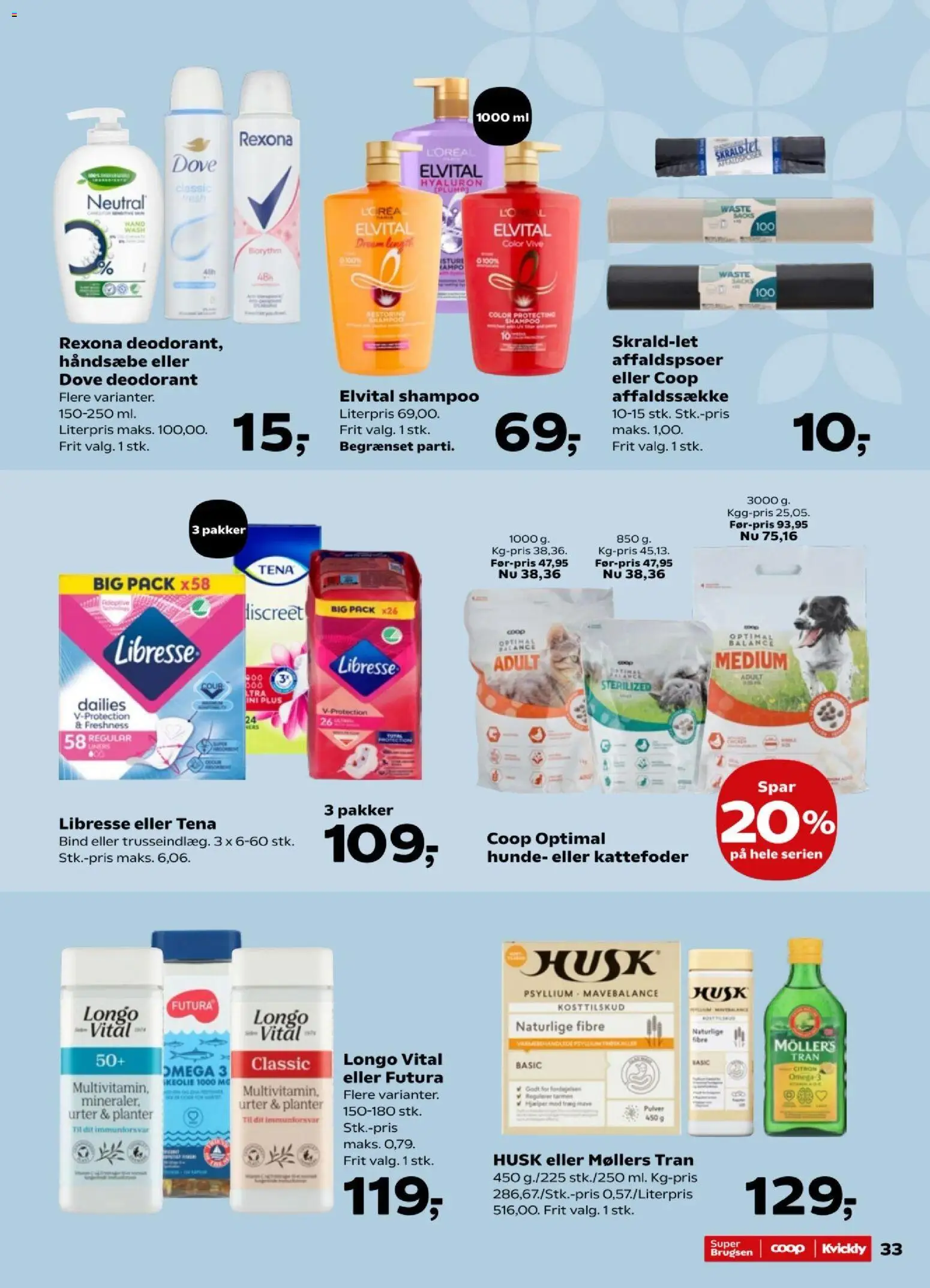 Super Brugsen tilbudsavis – gyldig fra 28/08/2026 | Side: 37 | Produkter: Shampoo, Deodorant, Kattefoder