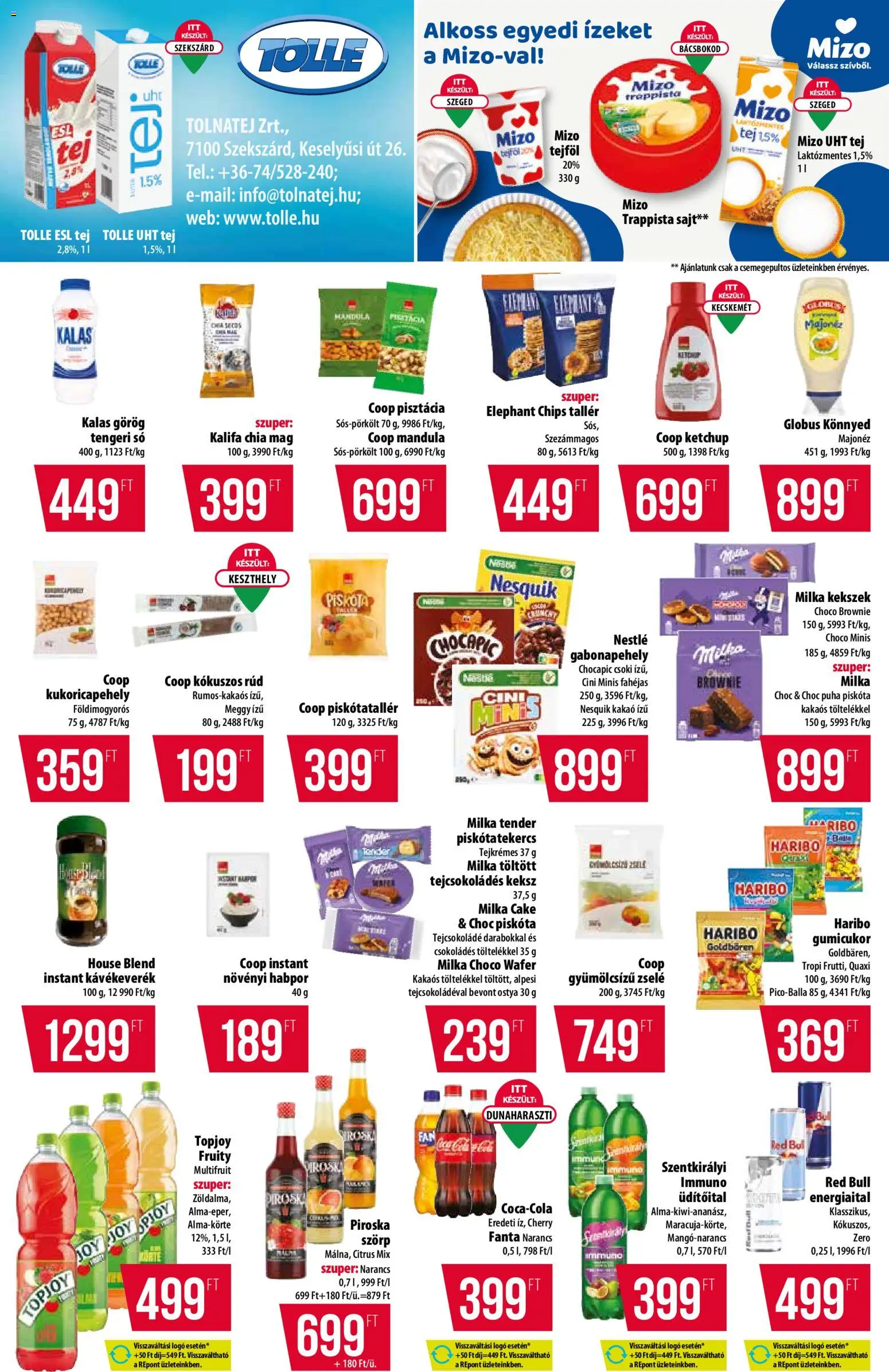 COOP akciós ujság - amely érvényes a következő dátumtól: 02.07.2026 | Oldal: 6 | Termékek: Tejcsokoládé, Kukoricapehely, Majonéz, Só