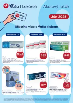 Vaša lekáreň leták platný od 01.06.2026