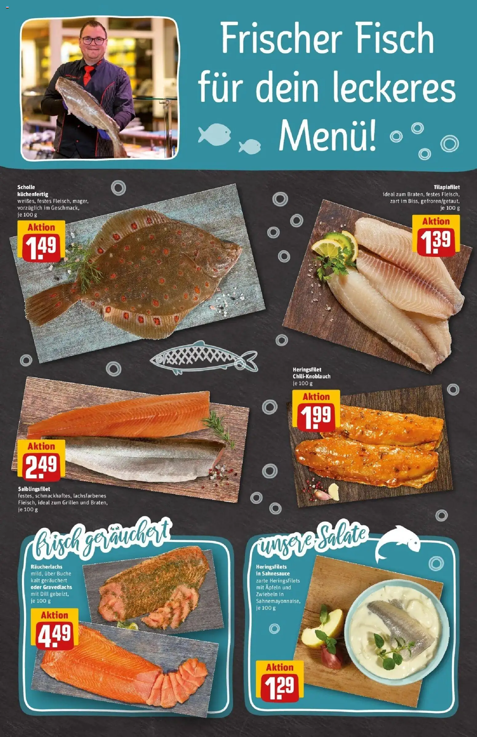 Rewe Prospekt Schloß Holte-Stukenbrock – gültig ab 17.05.2026 | Seite: 31 | Produkte: Fisch, Räucherlachs, Zwiebeln, Dill