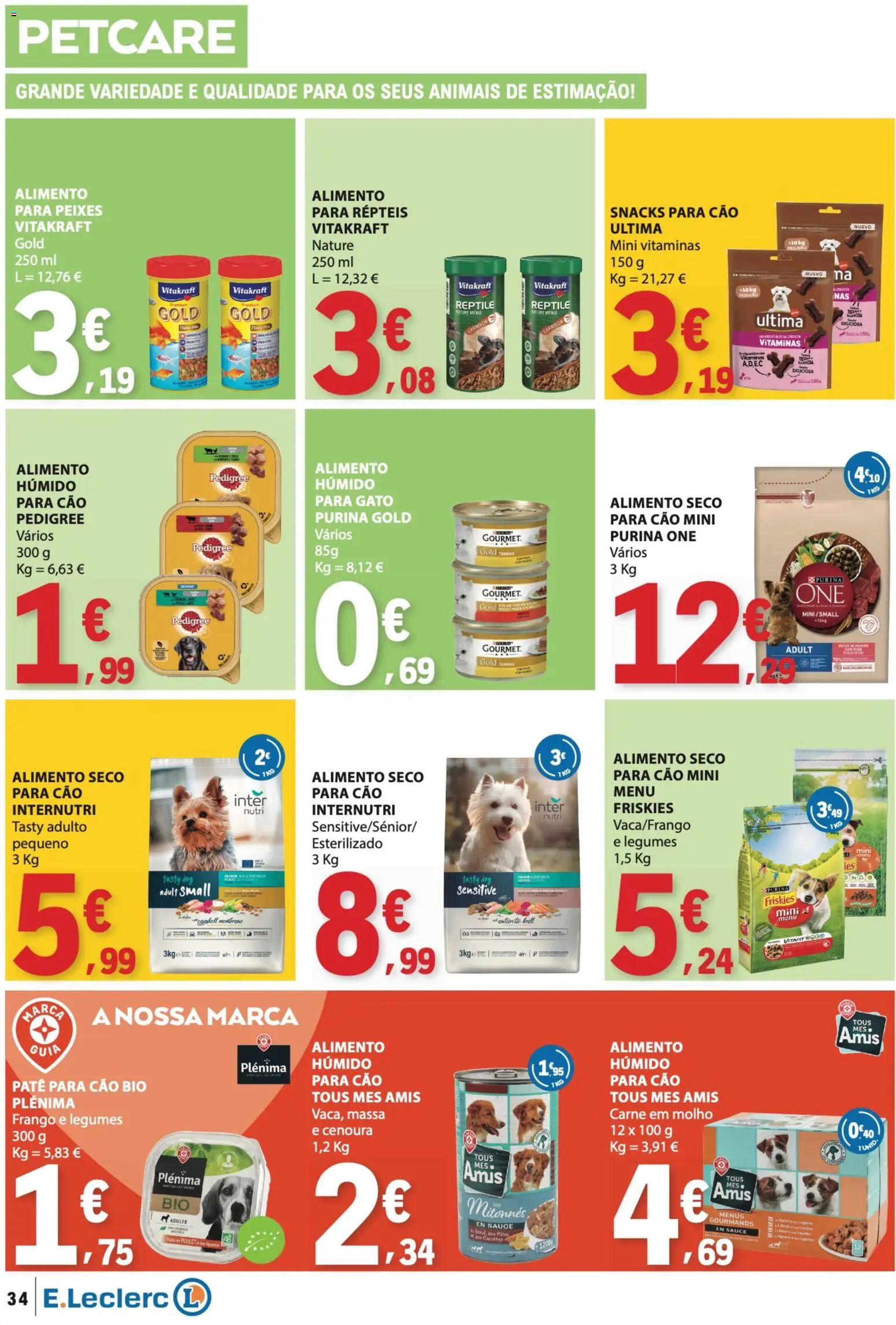 E.Leclerc folheto │ válido de 17/09/2026 | Página: 34 | Produtos: Snacks, Massa, Cenoura, Patê