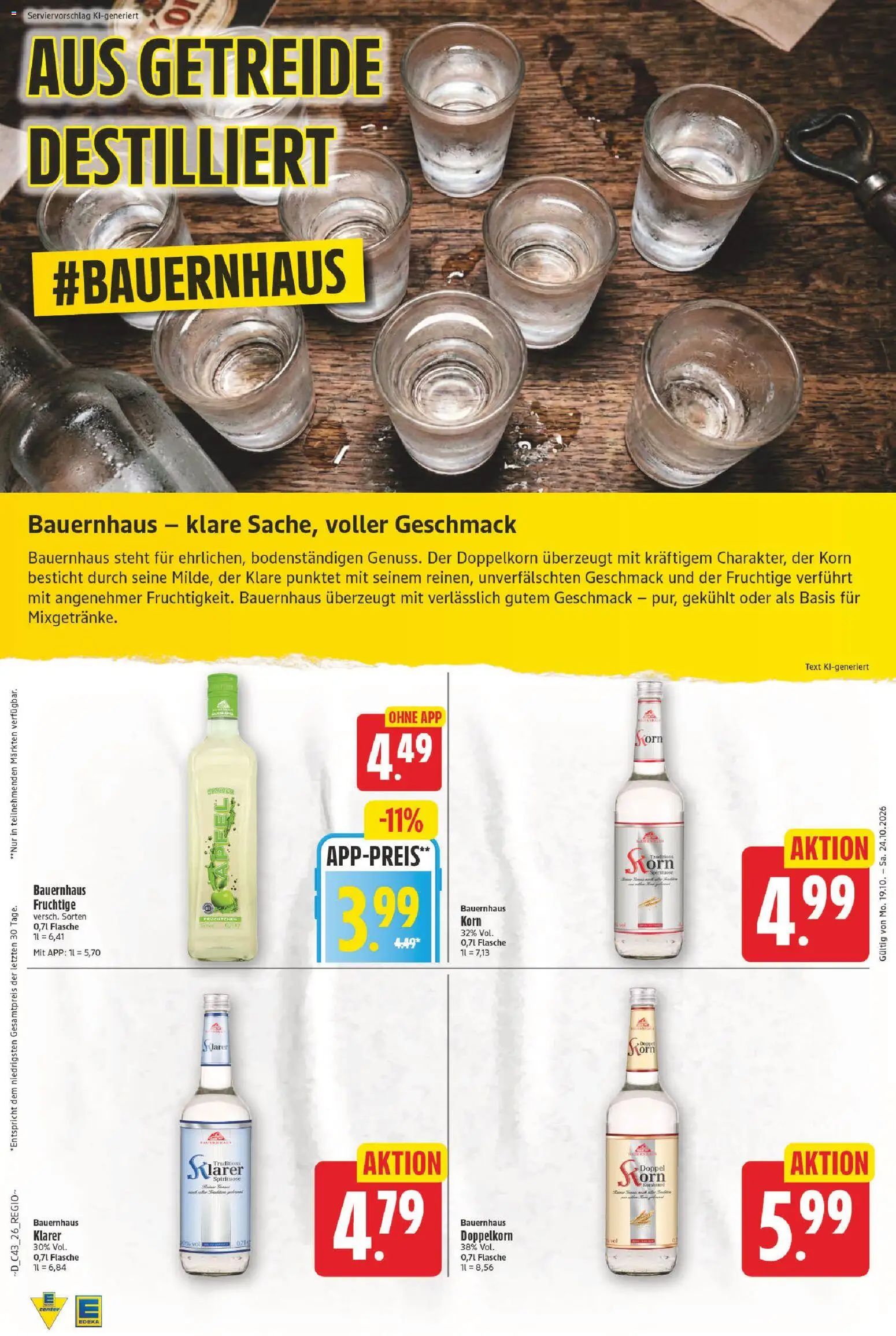E center Prospekt – gültig ab 19.10.2026 | Seite: 26 | Produkte: Getreide