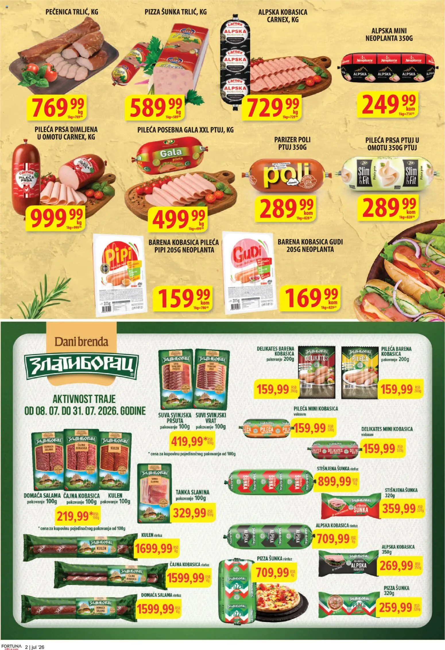 Fortuna Market katalog - važi od 08.07.2026 | Strana: 2