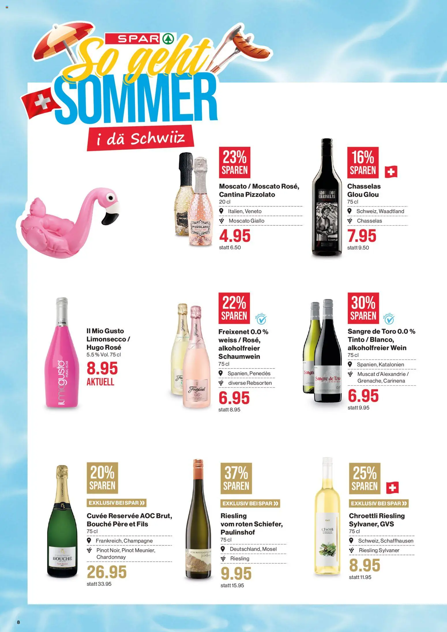SPAR aktionen – gültig ab 13.08.2026 | Seite: 8 | Produkte: Wein