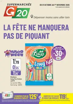 G20 Supermarchés - Prévisualisation de G20 Supermarchés catalogue valide à partir de 21/10/2026