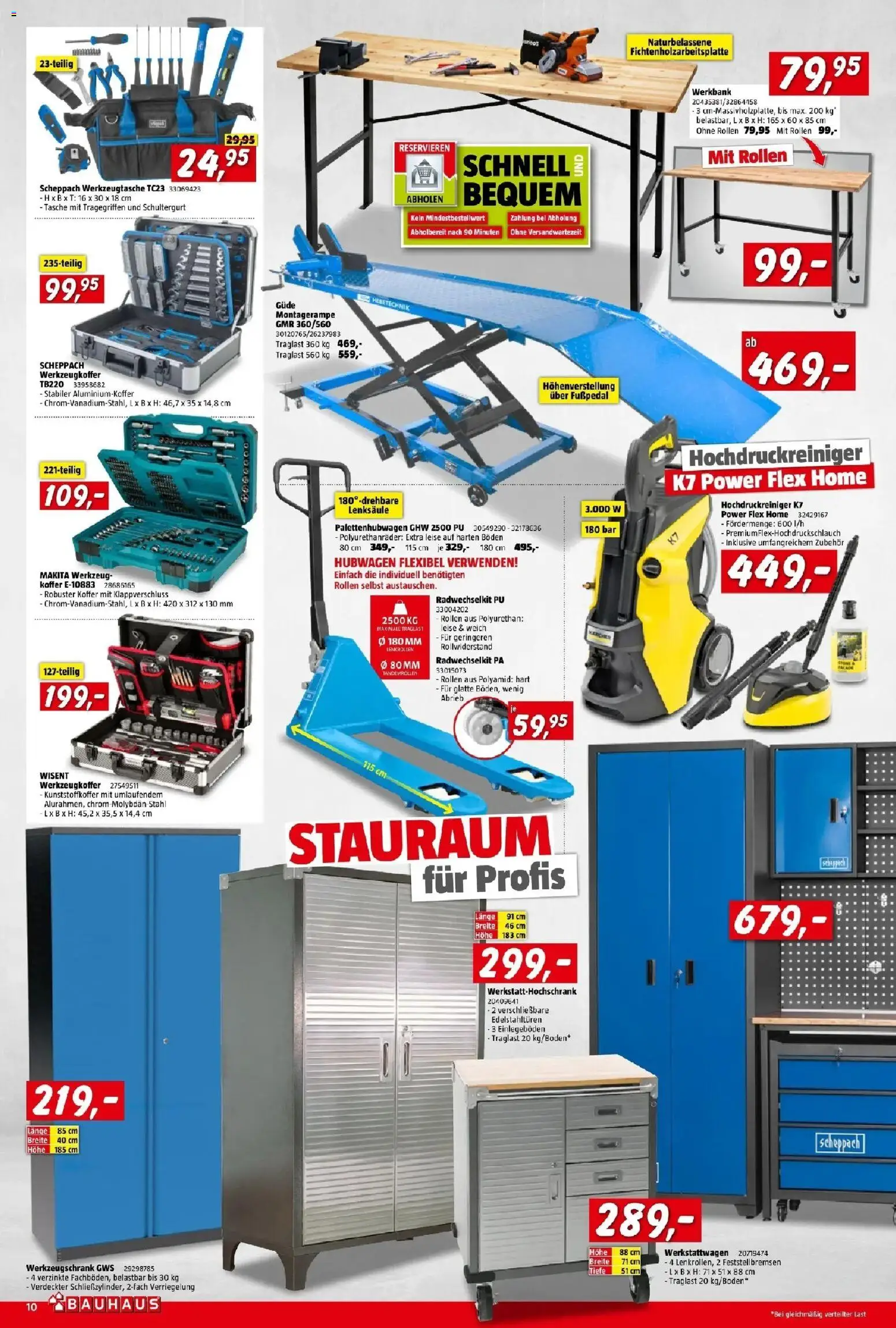 Bauhaus Bad Fischau, Bregenz, Wien von 09.09.2026 - Aktuelle Angebote | Seite: 10 | Produkte: Koffer, Tasche