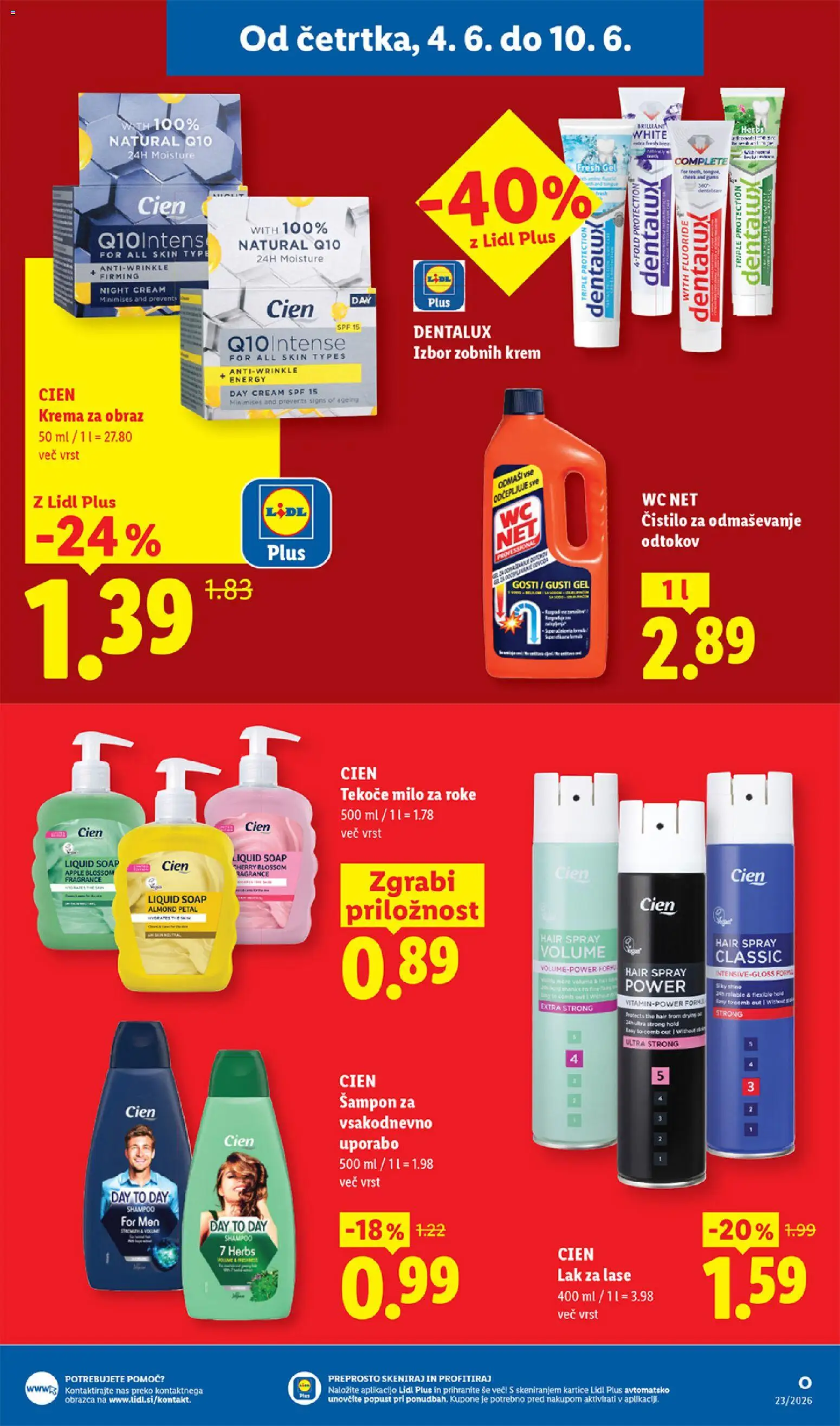 Novi Lidl katalog ponudbe – veljaven od 04.06.2026 | Stran: 29 | Izdelki: Tekoče milo, Milo, Lak, Krema za obraz