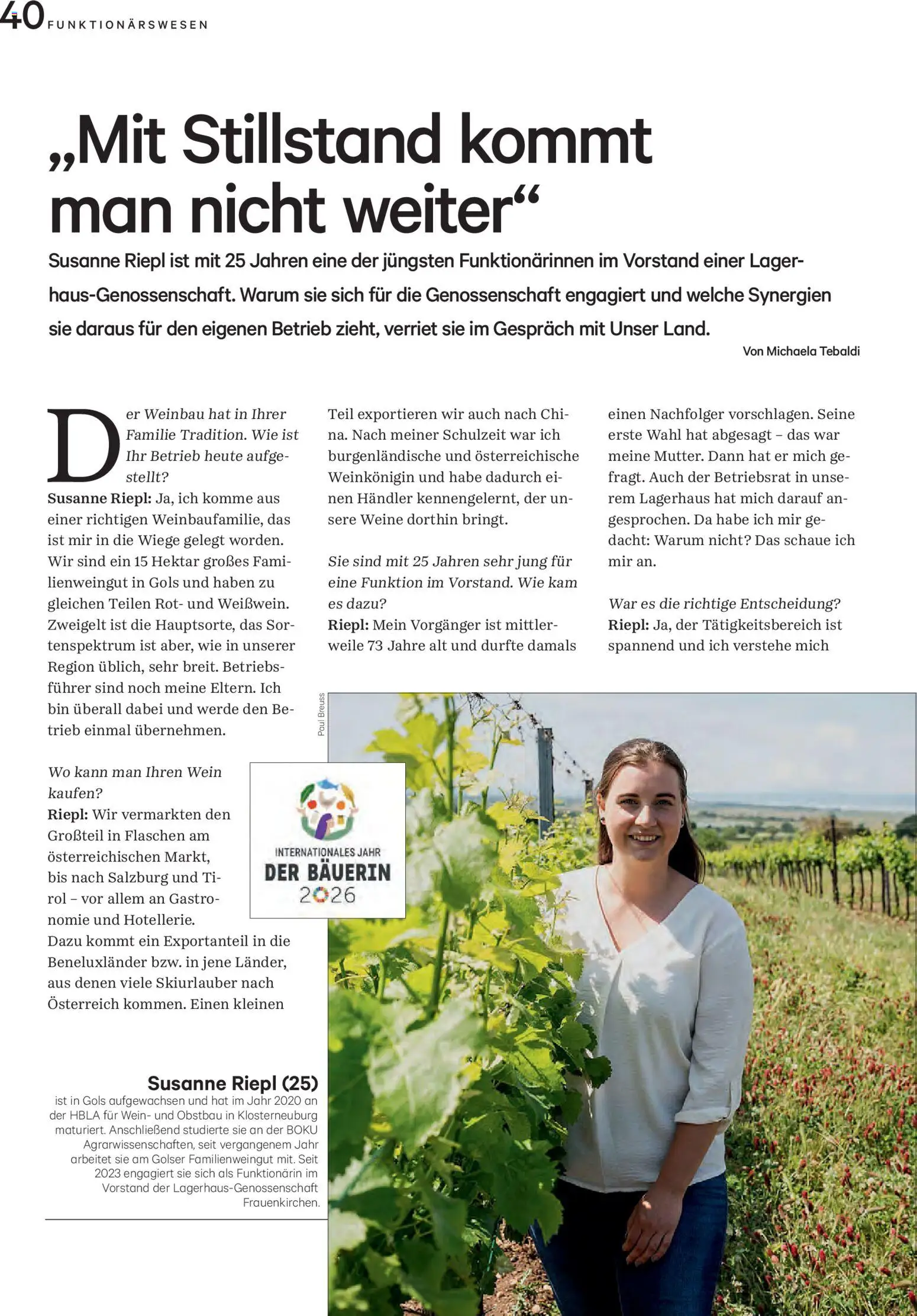 Lagerhaus Unser Land Juli - August 2026 gültig ab 01.07.2026 | Seite: 40 | Produkte: Wein