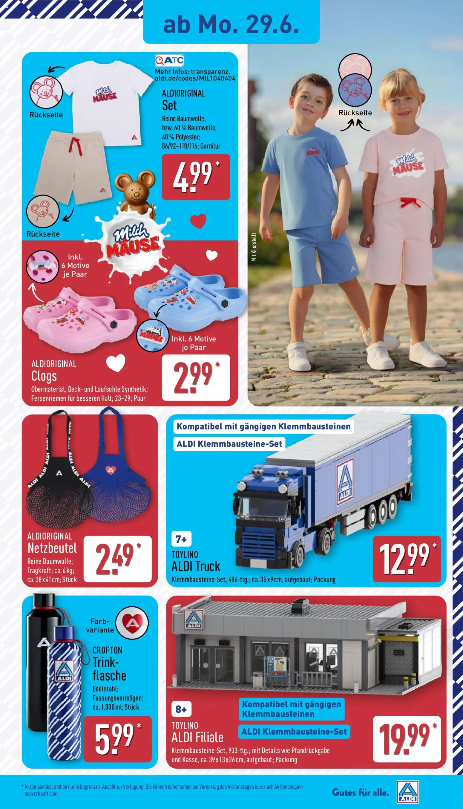 Aldi Ausblick – gültig ab 29.06.2026 | Seite: 9 | Produkte: Milch