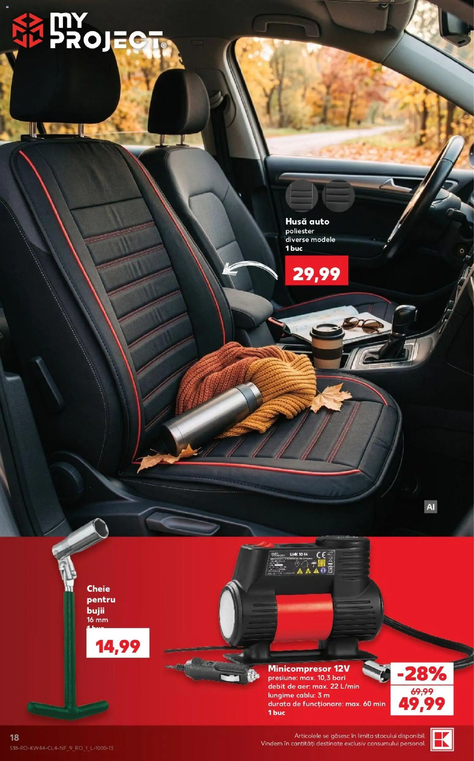 Noul catalog Kaufland – valabil de la 28.10.2026 | Pagină: 18 | Produse: Cablu, Cheie
