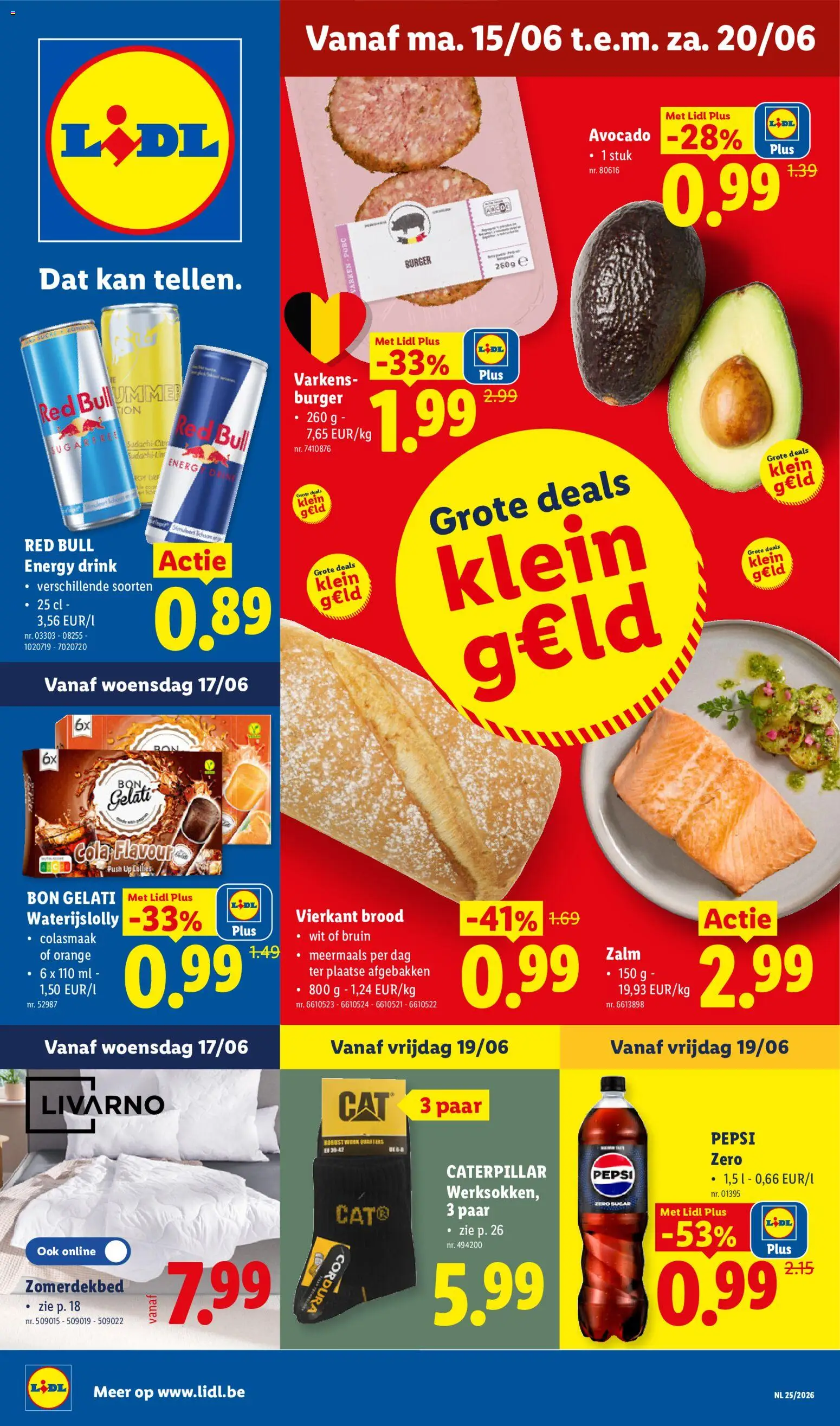 {H1} | Pagina: 1 | Producten: Saláta mix, Avocado, Kan, Brood