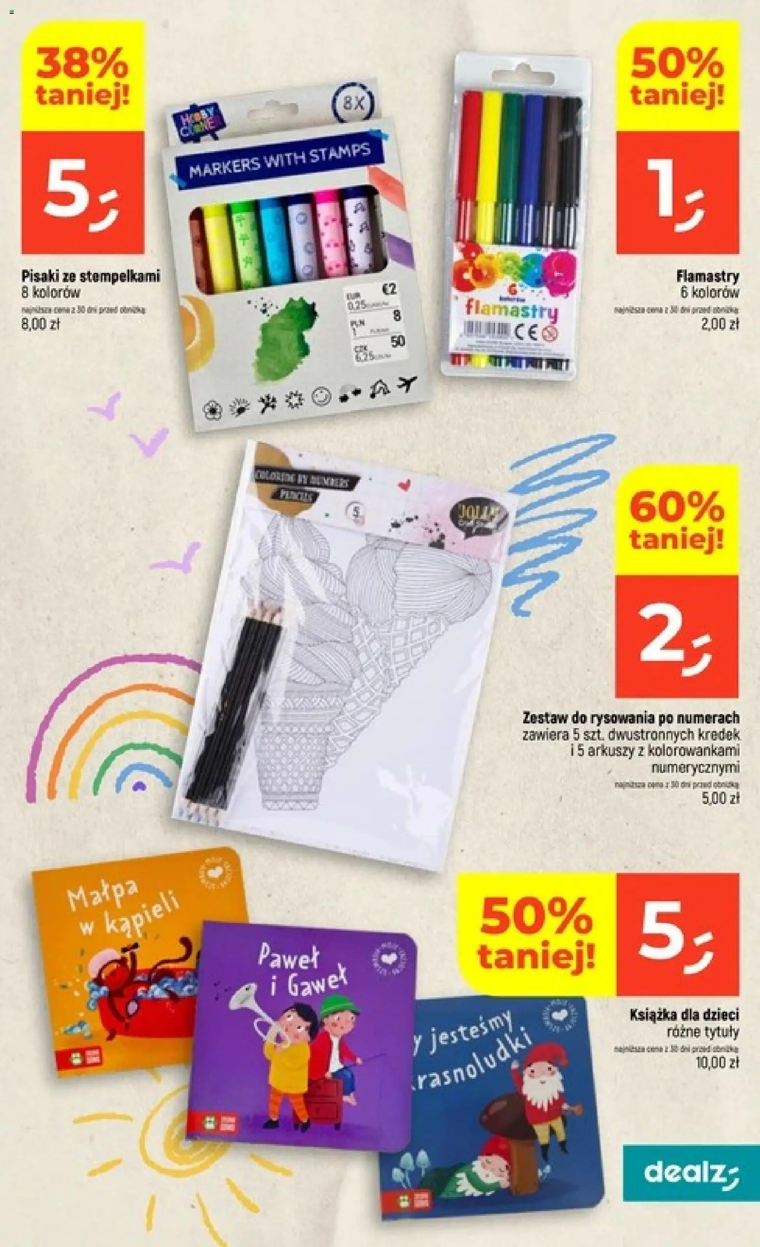 Dealz gazetka od 30.07.2026 | Strona: 31 | Produkty: Pisaki, Flamastry