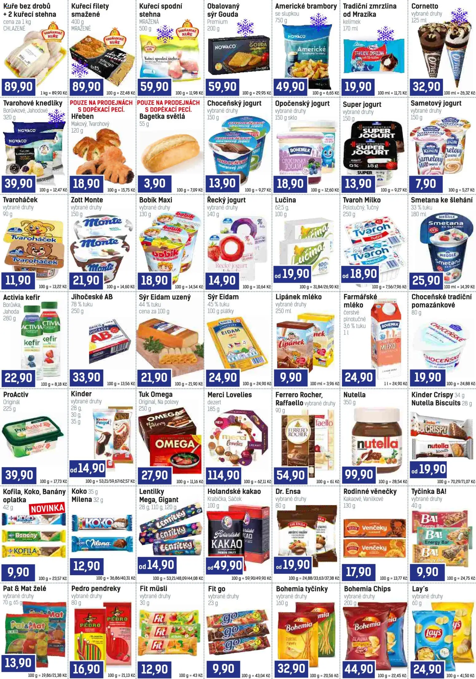 Konzum leták od 20.05.2026 | Strana: 2 | Produkty: Řecký jogurt, Tvaroh, Kuře, Tvaroháček