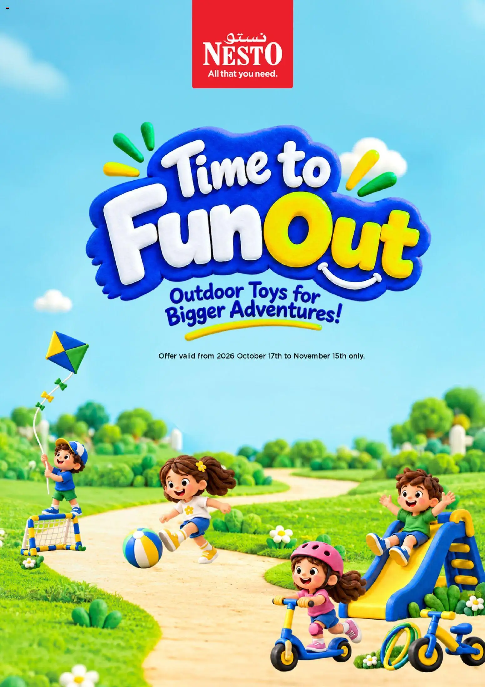 Nesto - Time to Fun Out (16 Oct - 16 Nov, 2026) - Offers Online