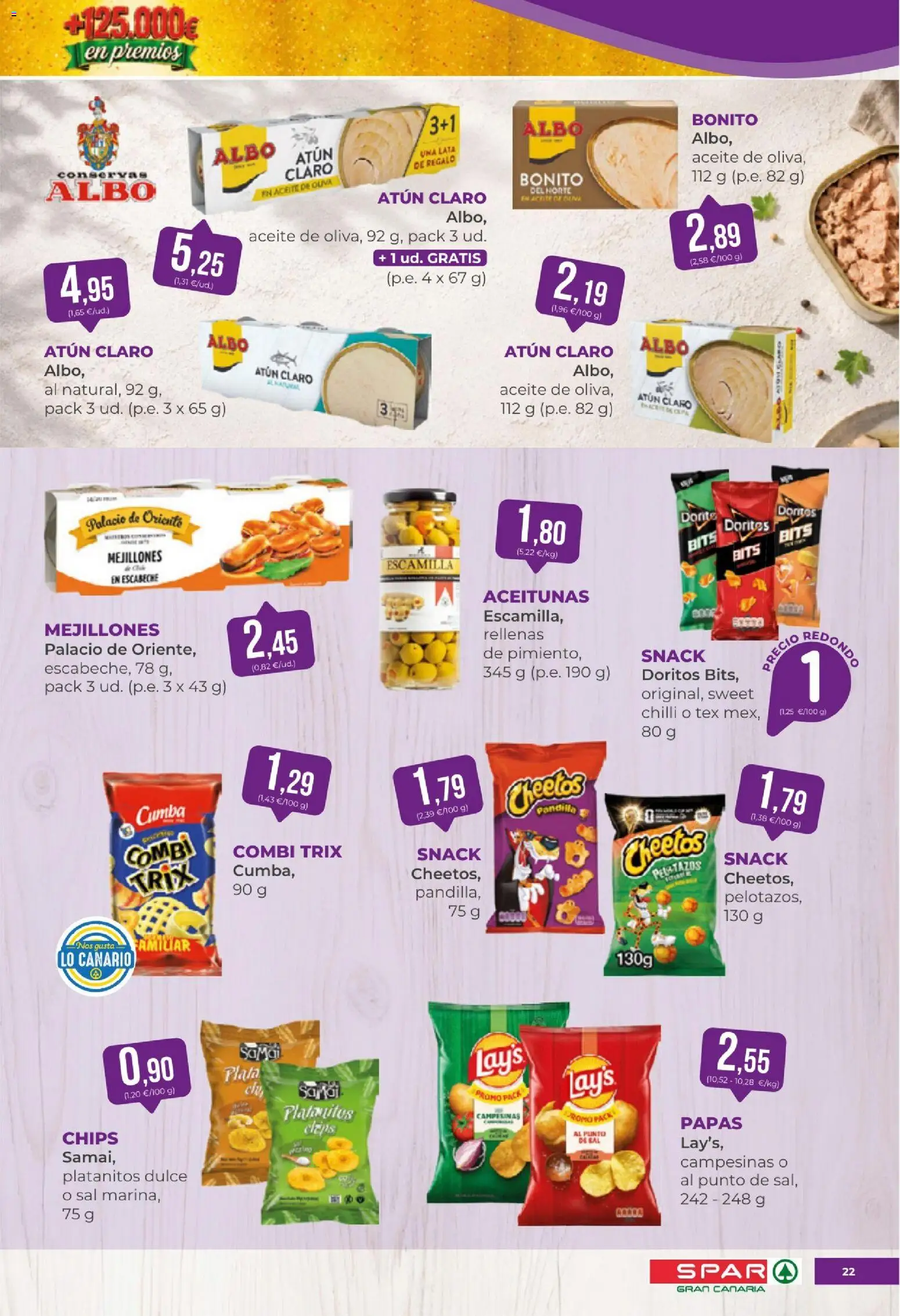 Spar - folleto │ válido desde el 16/10/2026 | Página: 22 | Productos: Dulce, Atún, Aceite de oliva, Combi