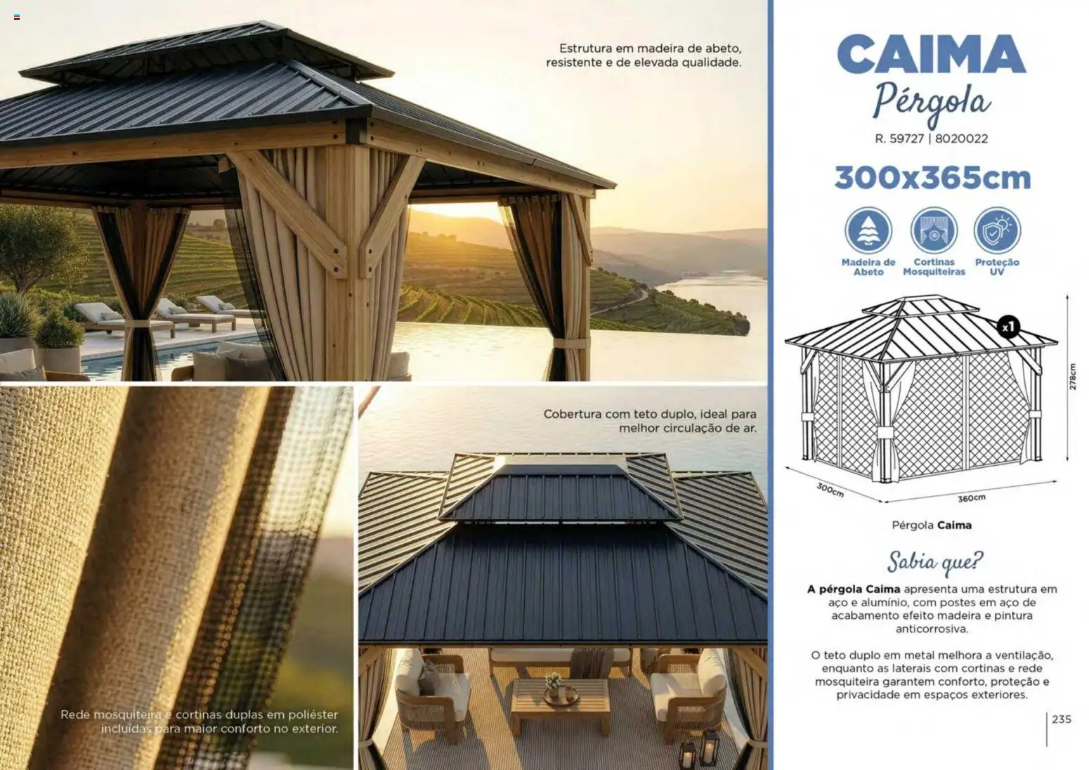 Espaço Casa folheto Ar Livre 2026 │ válido de 07.03.2026 | Página: 235 | Produtos: Rede mosquiteira, Mosquiteira