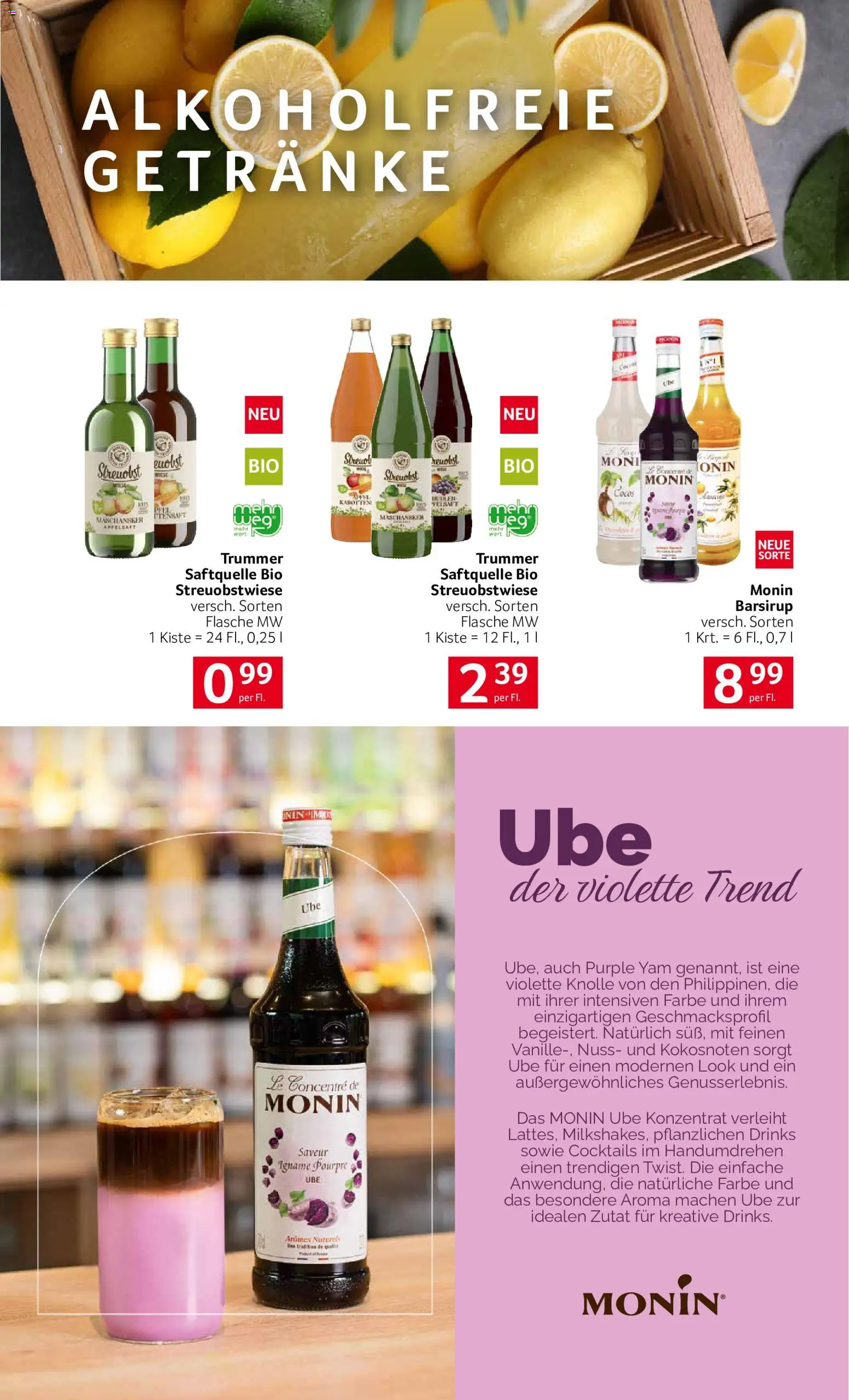 Transgourmet Trinkwerk Herbst gültig ab 30.08.2026 | Seite: 3 | Produkte: Getränke, Apfelsaft