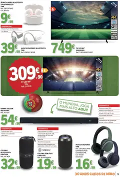 Pré-visualização E.Leclerc folheto Viva Portugal válido de 02.06.2026 | Página: 5 | Produtos: Boné, Microfone, Tv led, Bateria