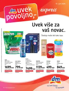 DM Drogerie katalog Express - pregled DM Drogerie kataloga - važi od 16.05.2026