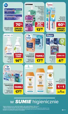 Pogląd oferty "Carrefour gazetka" - ważna od 03.08.2026 | Strona: 35 | Produkty: Papier toaletowy, Kosmetyki, Podpaski