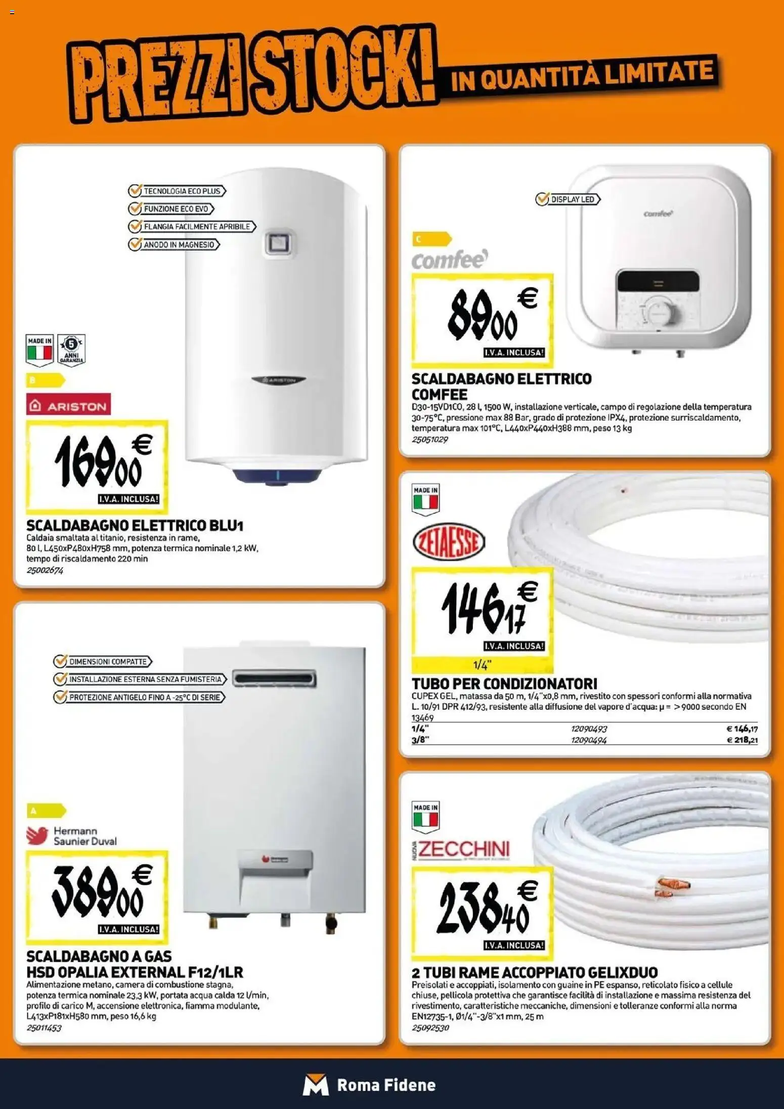 Volantino TECNOMAT del 30/07/2026 | Pagina: 7 | Prodotti: Caldaia, Diffusione, Rame, Pellicola