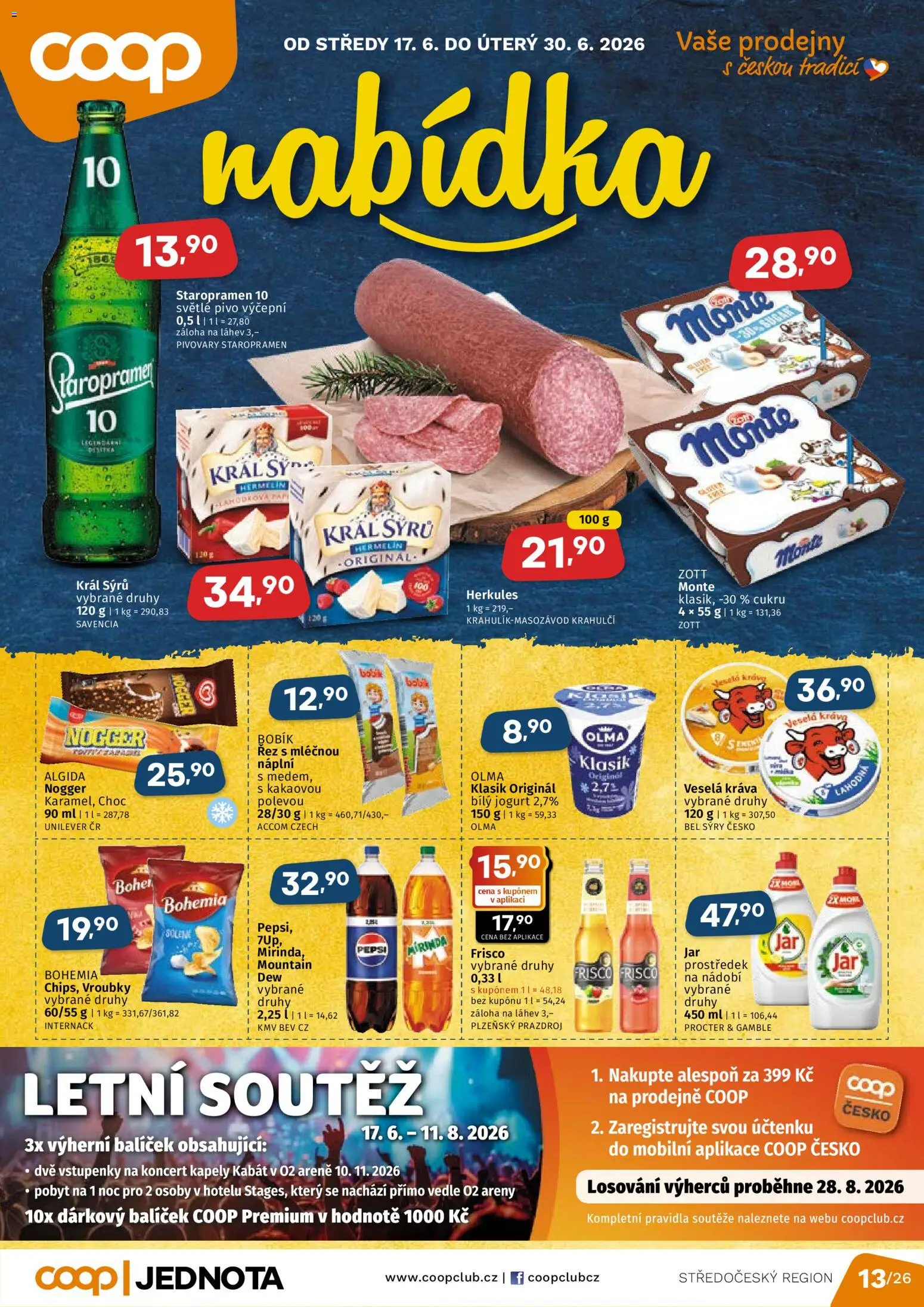 Coop leták - Středočeský region od 17.06.2026 | Strana: 1