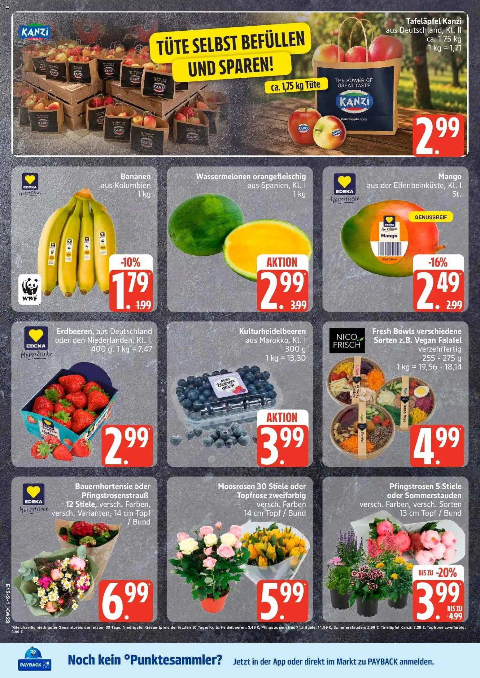 Edeka prospekt Sterup – gültig ab 01.06.2026 | Seite: 2 | Produkte: Bananen, Mango