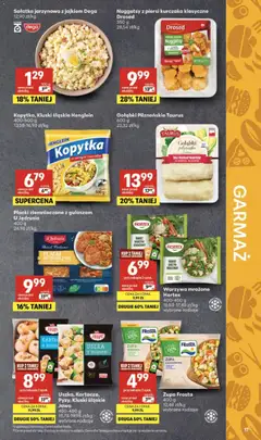 Pogląd oferty "Delikatesy Centrum gazetka" - ważna od 24.09.2026 | Strona: 17 | Produkty: Gołąbki, Placki ziemniaczane, Warzywa mrożone, Sałatka