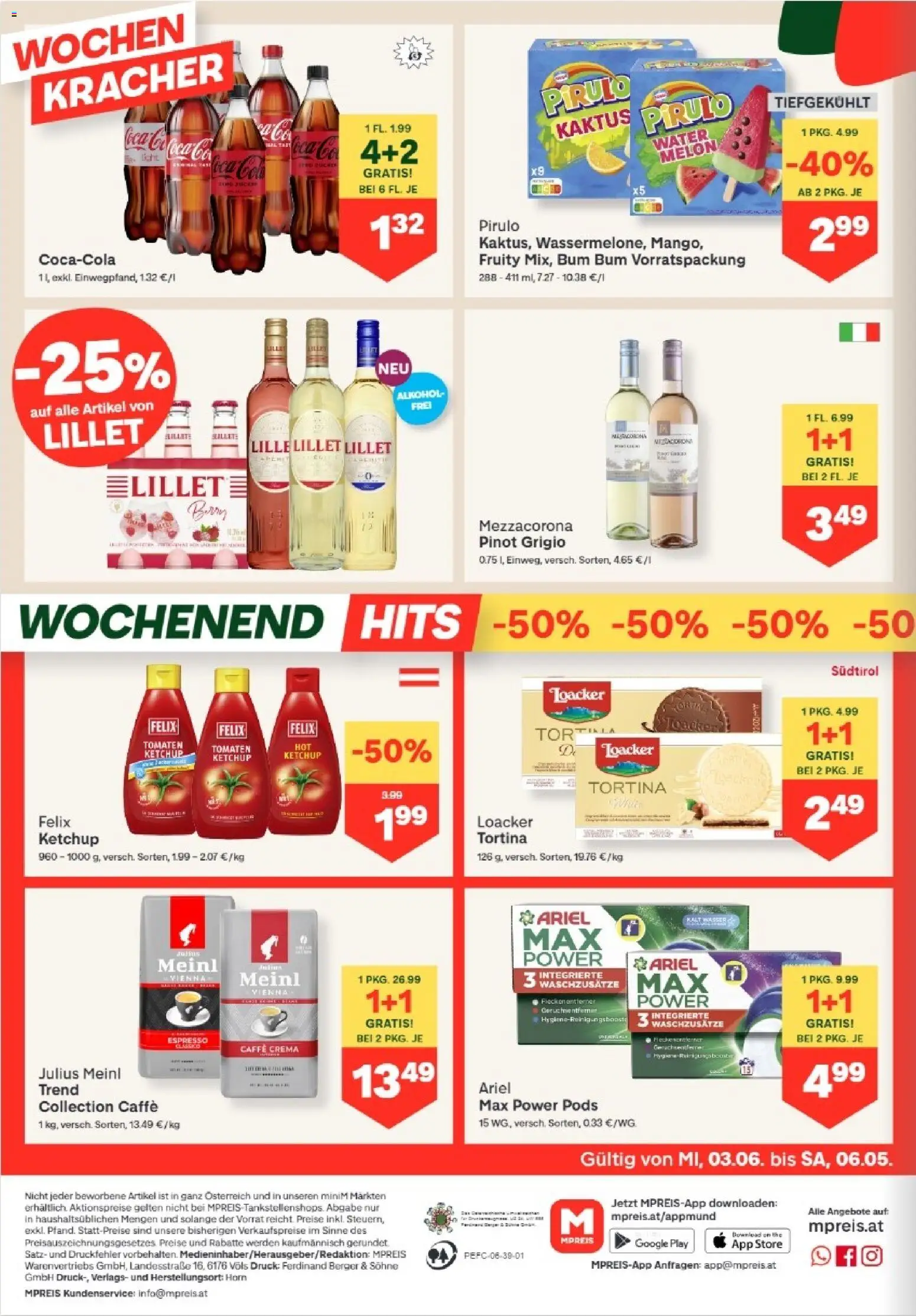 MPREIS Absam gültig ab 03.06.2026 | Seite: 12 | Produkte: Ketchup, Tomaten