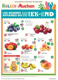 Auchan - Prévisualisation de Auchan - Les bons plans du week-end dans votre hyper valide à partir de 16/07/2026