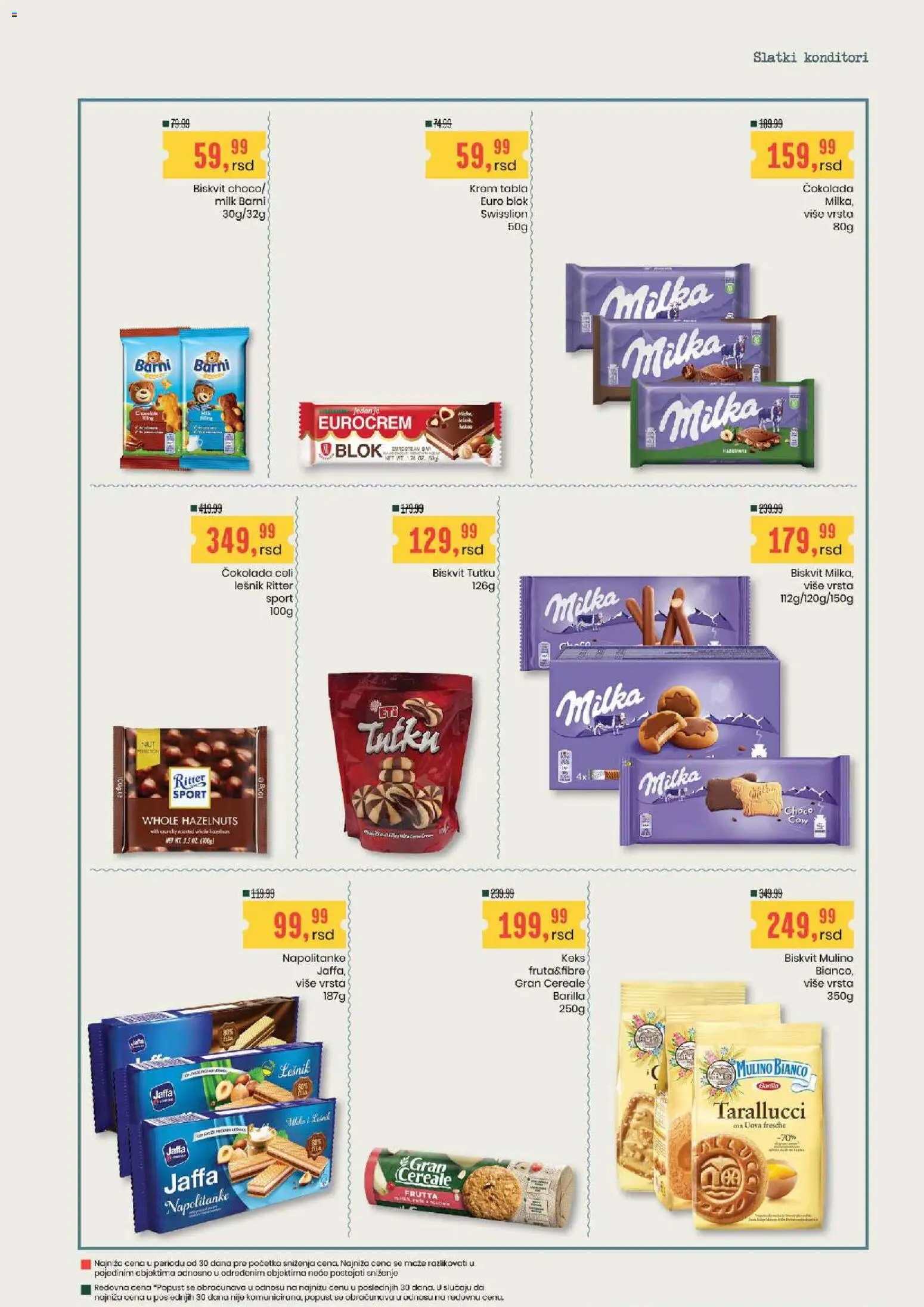 Aroma Market katalog - važi od 11.06.2026 | Strana: 15 | Proizvode: Milka, Keks, Eurocrem, Napolitanke