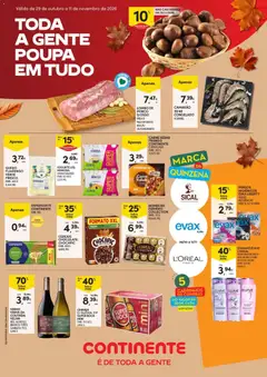 Pré-visualização Continente Toda a gente poupa em tudo válido de 29/10/2026