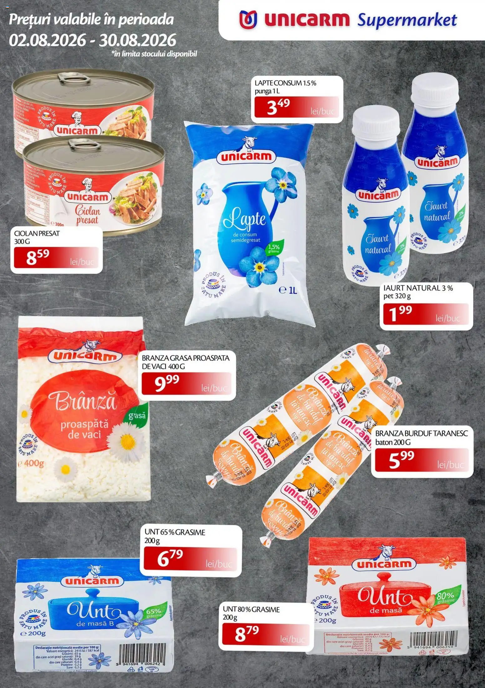 Noul catalog Unicarm – valabil de la 02.08.2026 | Pagină: 3