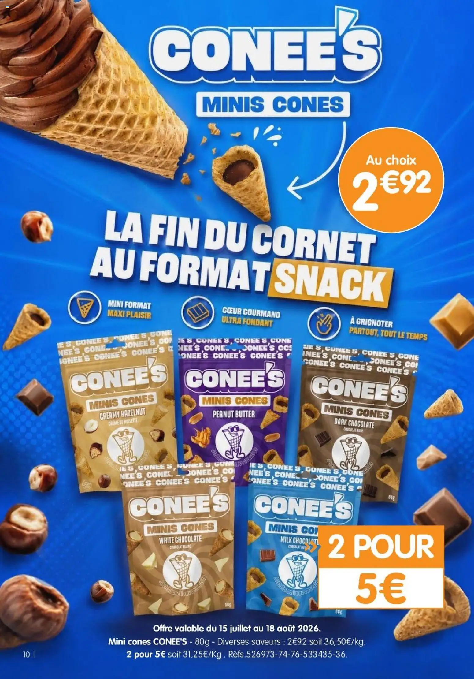 {H1} | Page: 10 | Produits: Noisette, Cônes