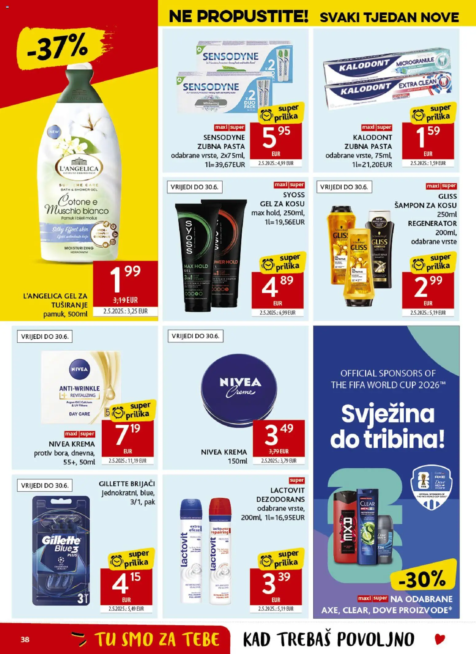 Konzum HR akciós ujság - amely érvényes a következő dátumtól: 17.06.2026 | Oldal: 38 | Termékek: Sampon