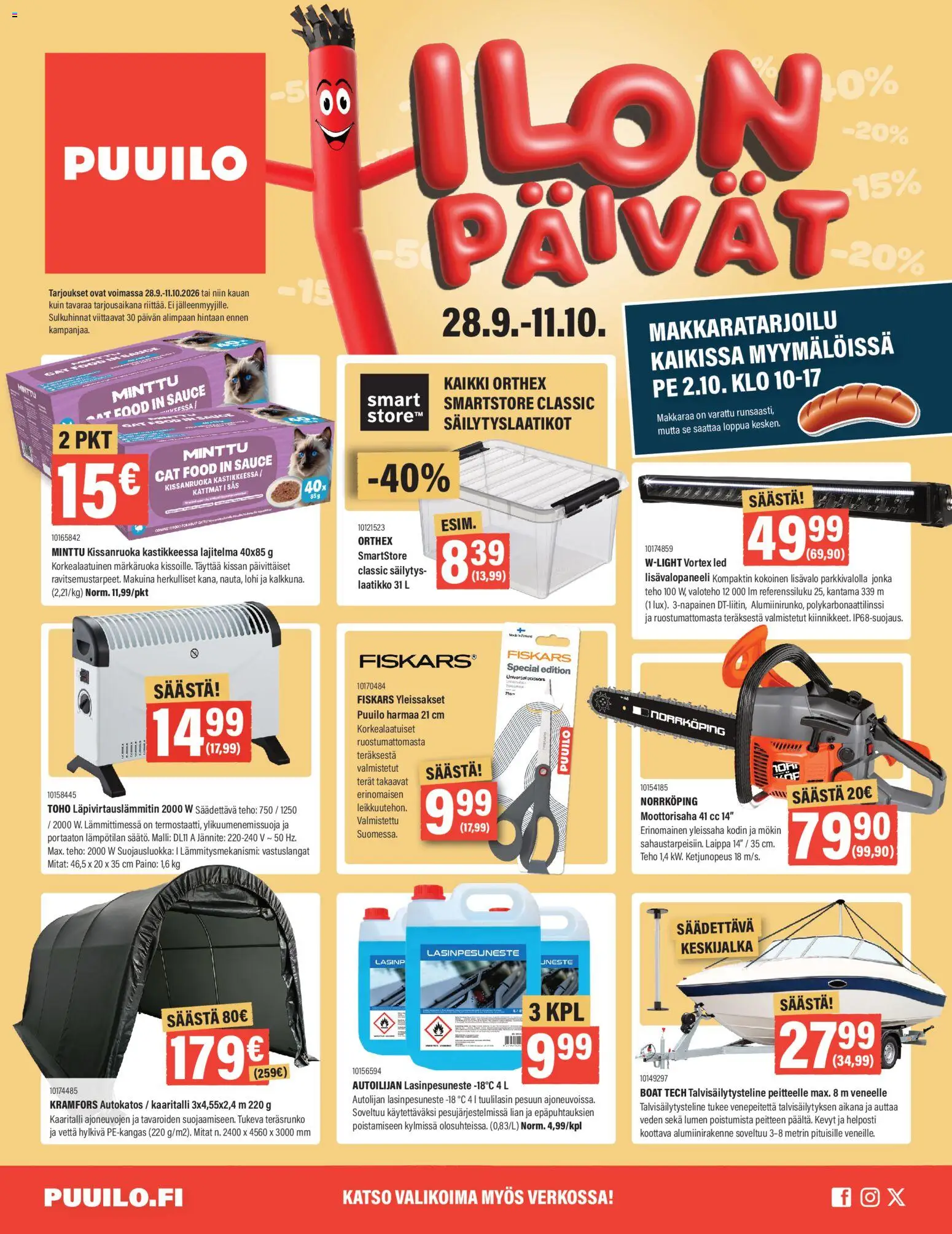 Puuilo tarjoukset – voimassa 28/09/2026 alkaen | Sivu: 1