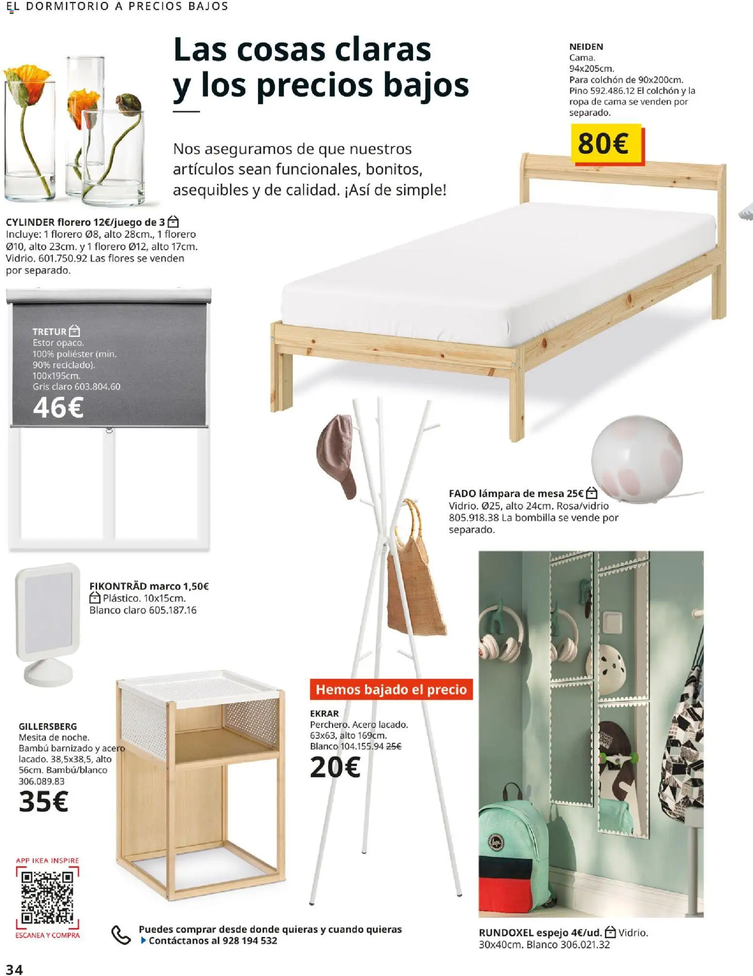 IKEA - Precios bajos │ válido desde el 01/09/2026 | Página: 34 | Productos: Flores, Ropa, Marco, Mesa