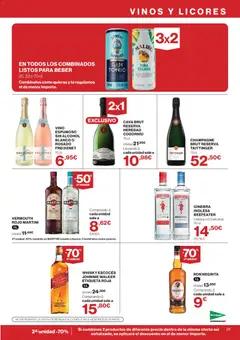 Vista previa El Corte Inglés ofertas válido desde el 26/08/2026 | Página: 29 | Productos: Ron, Vino, Bebidas, Martini