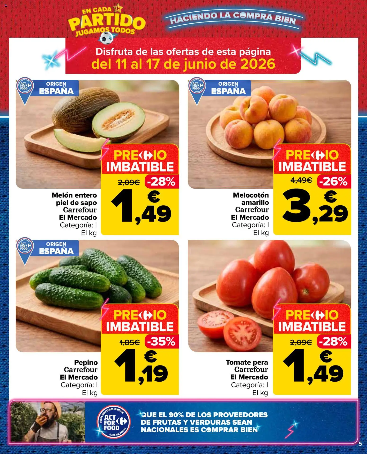 Carrefour Market folleto │ válido desde el 11.06.2026 | Página: 5 | Productos: Φορτιστής, Στιγμιαίος καφές