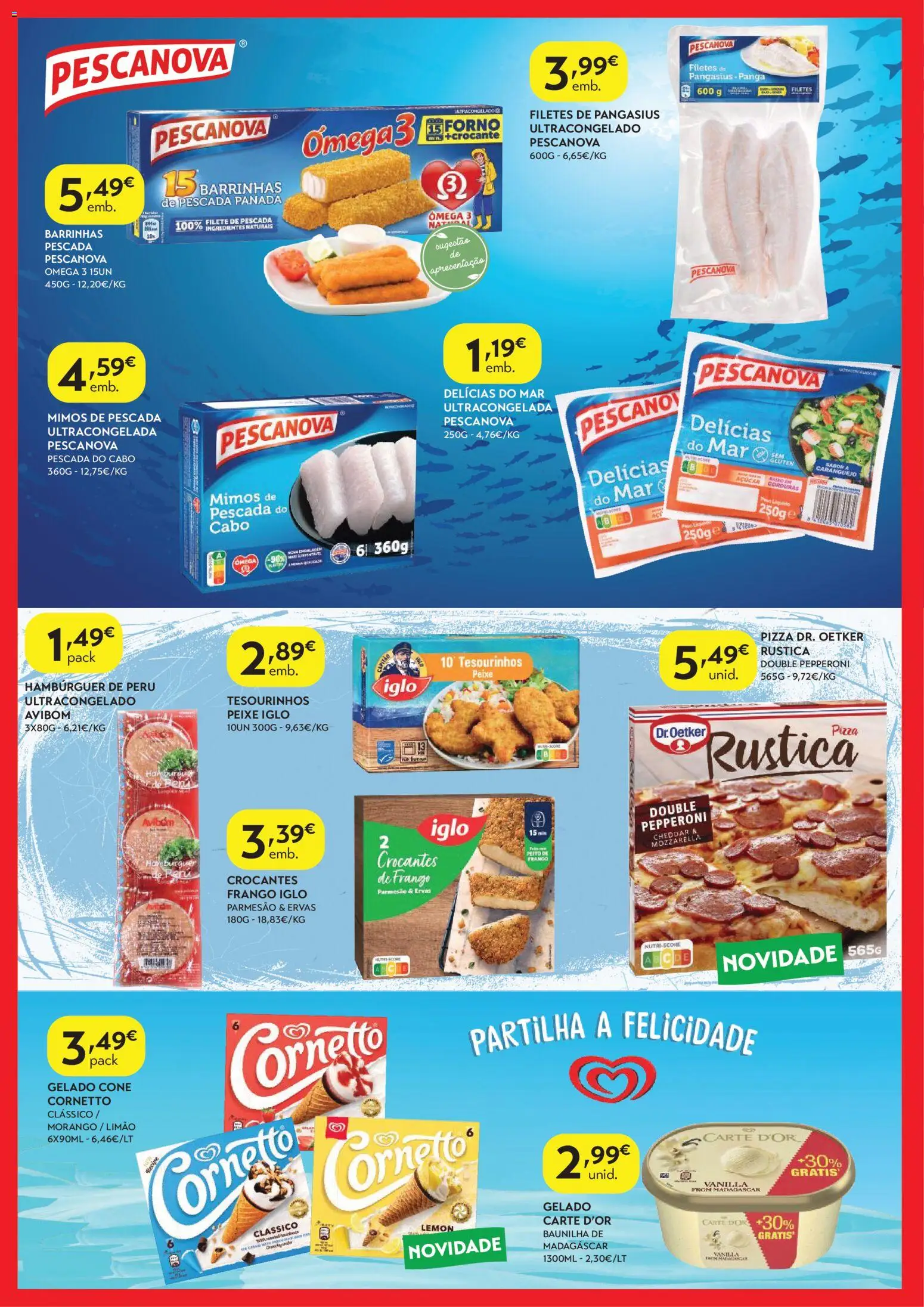 Spar - folheto │ válido de 01/09/2026 | Página: 4 | Produtos: Cabo, Pescada, Hambúrguer, Ómega