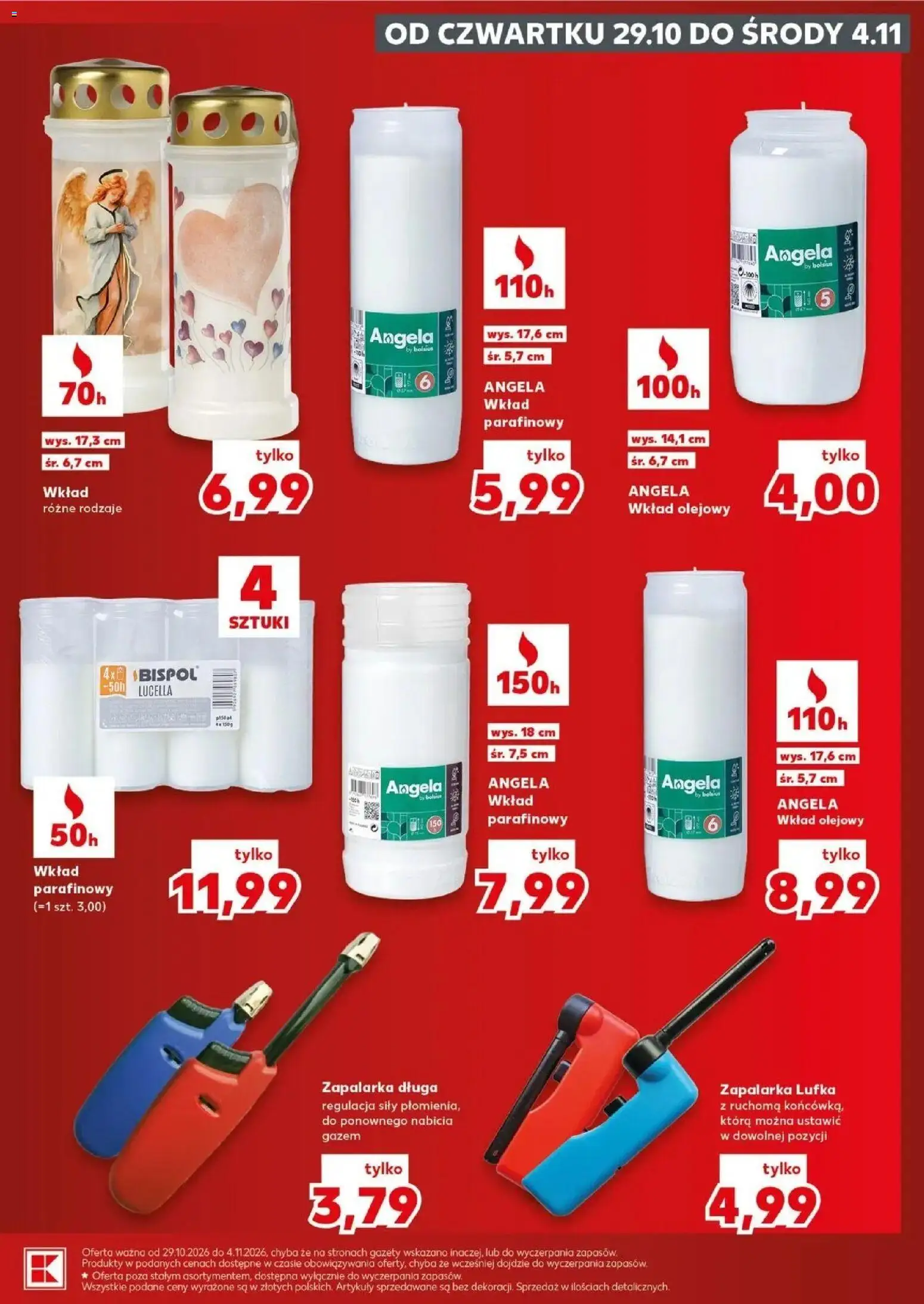 Kaufland Kaufland Katalog Znicze od 29.10.2026 - od jutra PDF | Strona: 17 | Produkty: Gazety