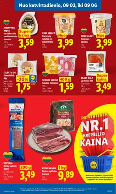 LIDL leidinys galioja nuo 2026.08.31 | Puslapis: 37 | Prekių: Varškės sūris, Sūris, Dešra, Krepšelis