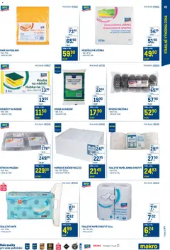 Náhled letáku Makro leták - Stabilně výhodná cena od 18.05.2026 | Strana: 45 | Produkty: Drátěnka, Nádobí, Houbičky, Ručníky
