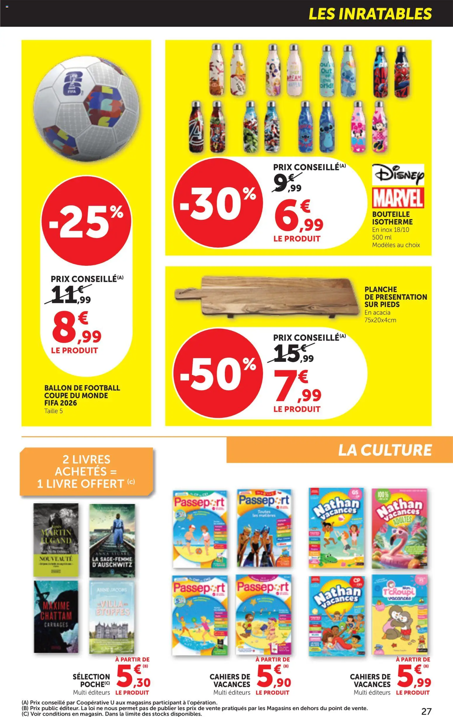 {H1} | Page: 27 | Produits: Ballon de football, Livre