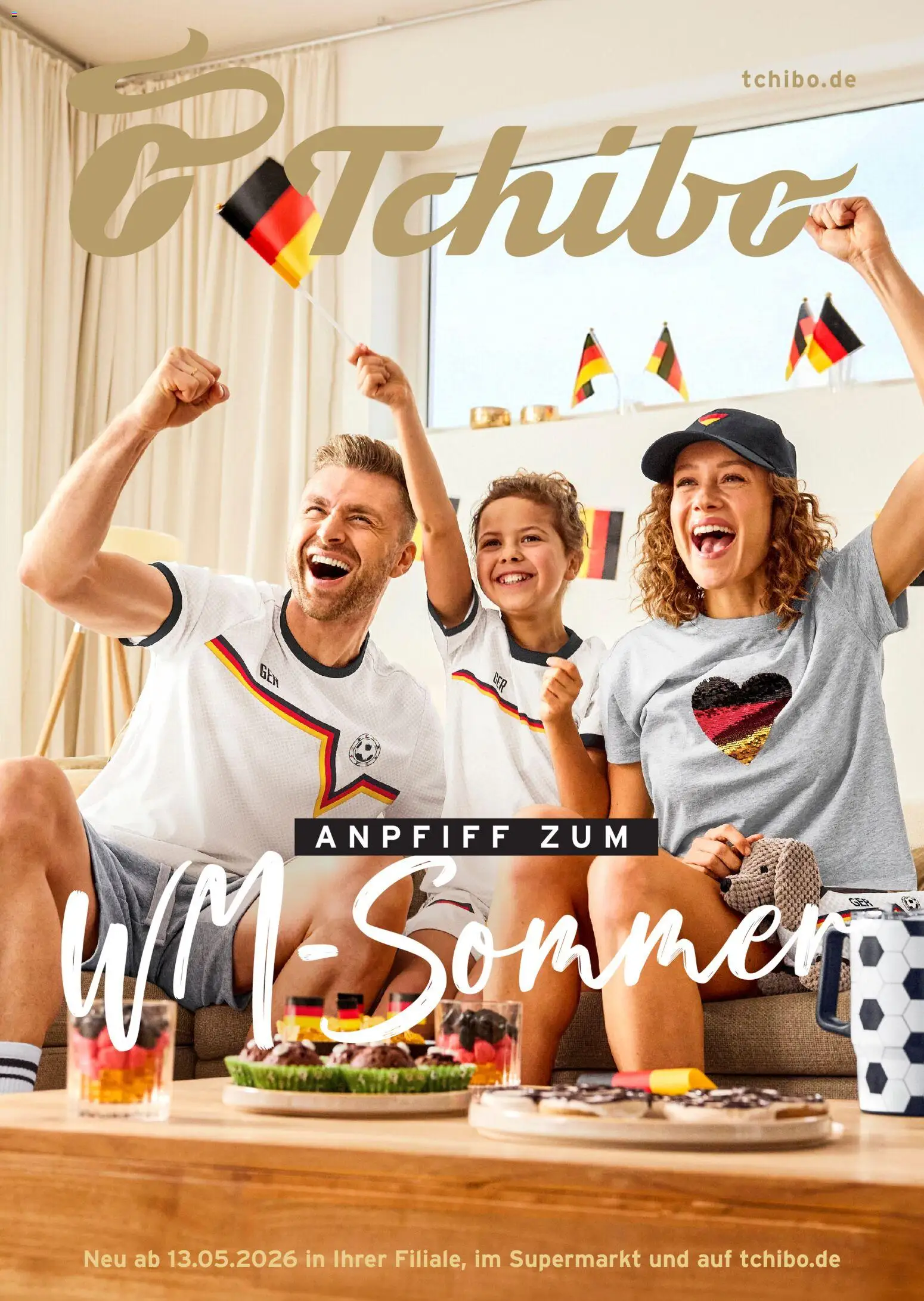 Prospekt Tchibo Anpfiff zum WM-Sommer – gültig ab 13.05.2026 | Seite: 1