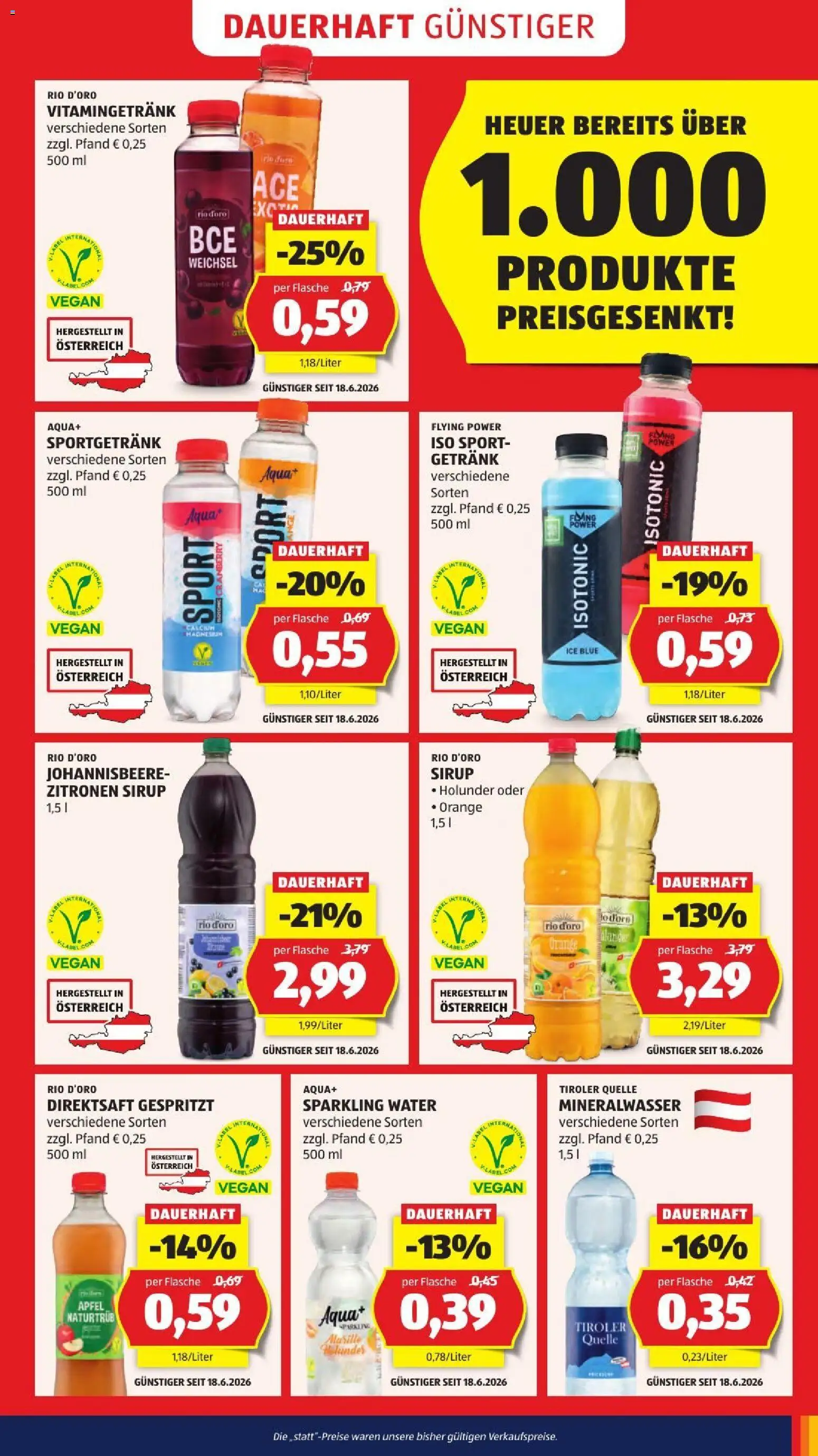 Hofer Flugblatt gültig ab 28.08.2026 | Seite: 7 | Produkte: Mineralwasser, Äpfel