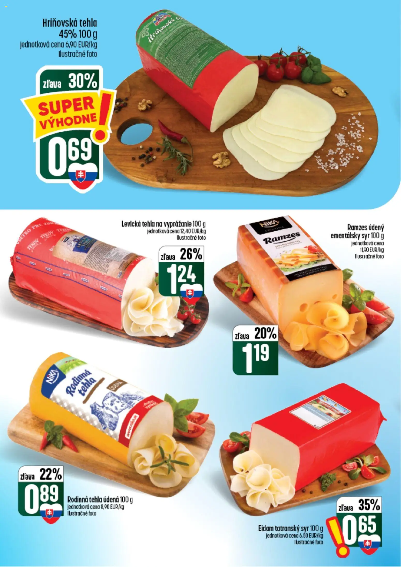 Nové COOP Jednota akcie – leták je platný od 24.09.2026 | Strana: 18 | Produkty: Syr, Eidam
