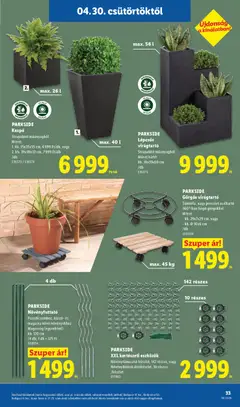 Lidl akciós újság - amely érvényes a következő dátumtól: 30.04.2026 | Oldal: 33