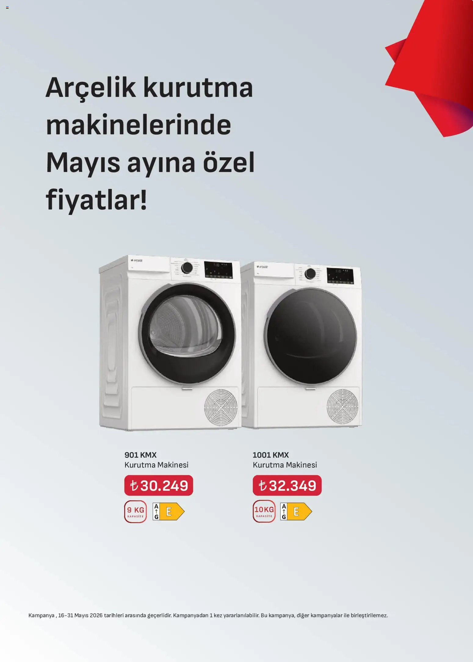 Arçelik Katalog - 16.05.2026 tarihinden itibaren geçerlidir | Sayfa: 25